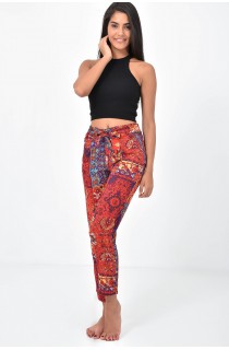 Mercan Desenli Pantolon